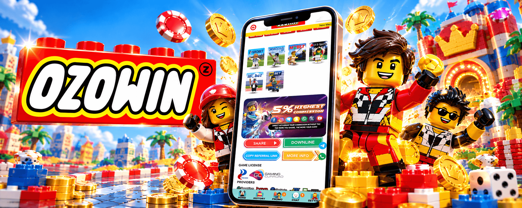 Ozowin Casino App Screenshot